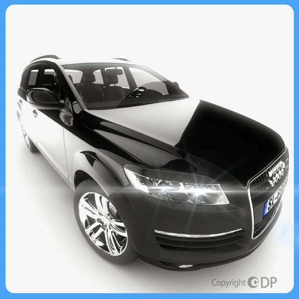 3d audi q7 model - Jeep by SanjeewaDP